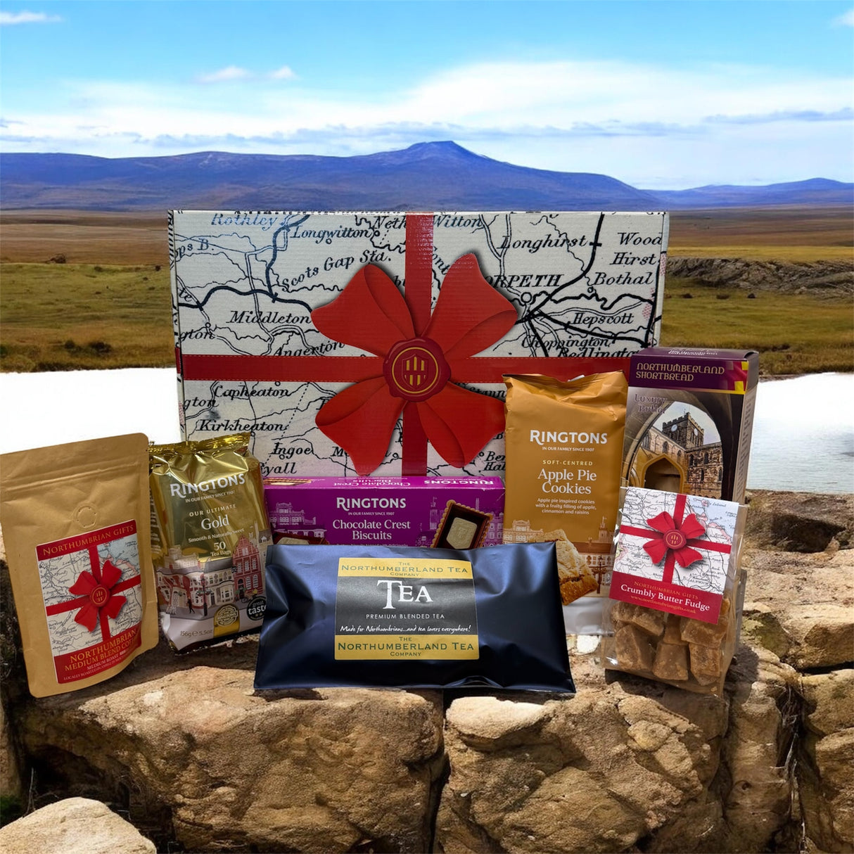 Tea, Coffee & Biscuits Hamper | Northumbrian Gifts