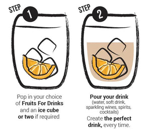 Freeze Dried Fruits for Drinks - Orange