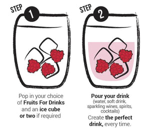 Freeze Dried Fruits for Drinks - Raspberry