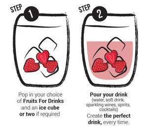 Freeze Dried Fruits for Drinks - Strawberry