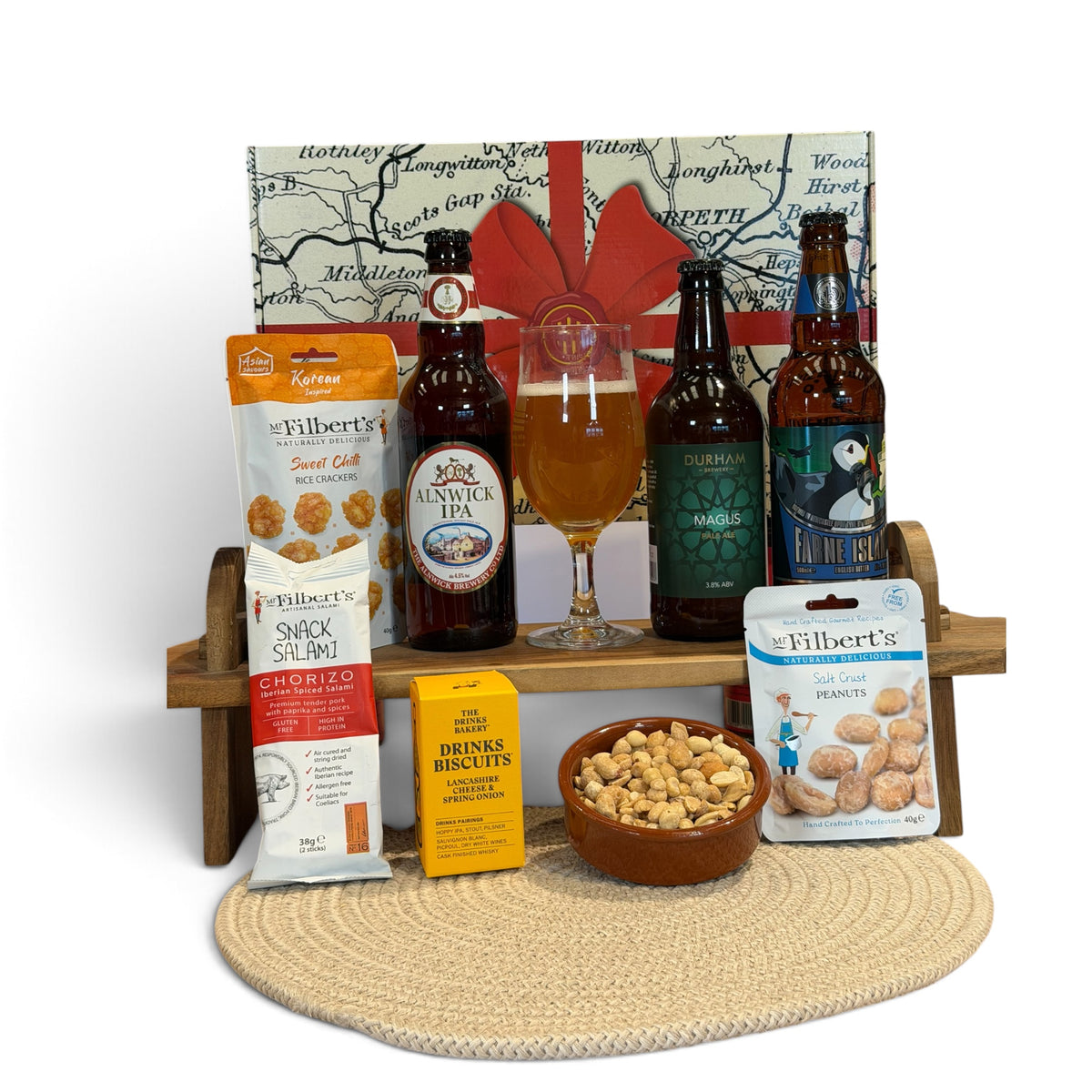 Northumbrian Ale And Snack Selection Gift Hamper