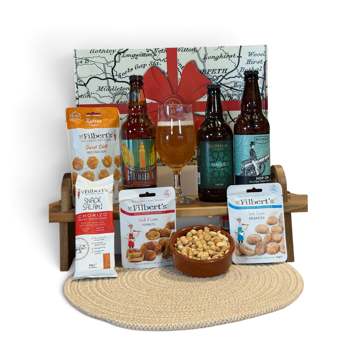 Northumbrian Ale And Snack Gluten Free Selection Gift Hamper