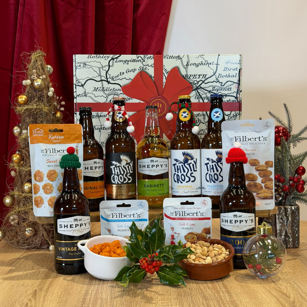 Bière et bonnes noix chics