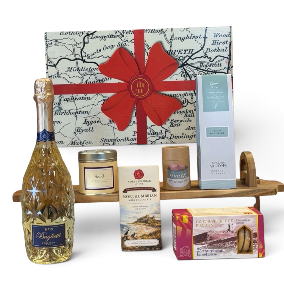 Northumbrian Pamper Hamper with Prosecco & Chocolate