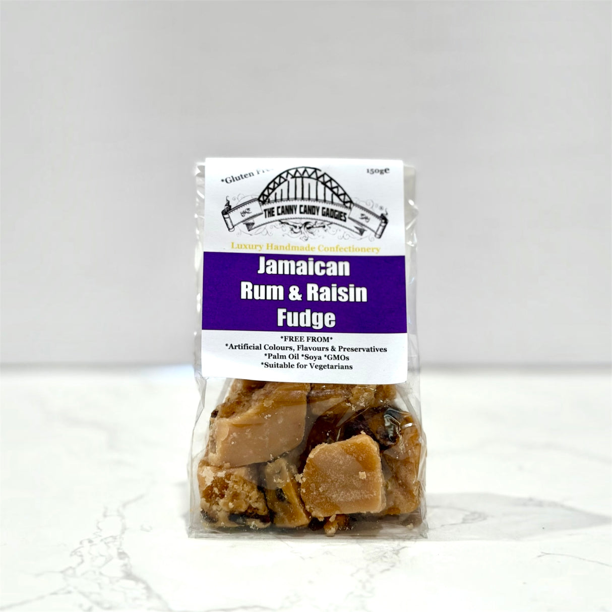 Jamaican Rum & Raisin Fudge