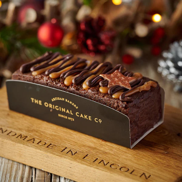Festive Chocolate & Caramel Truffle Cake