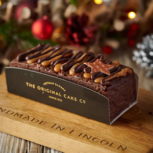 Festive Chocolate & Caramel Truffle Cake