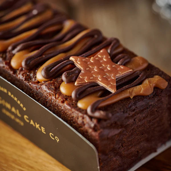 Festive Chocolate & Caramel Truffle Cake