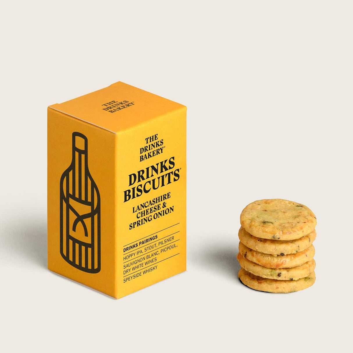 Drinks Bakery Lancashire Cheese & Spring Onion Biscuits