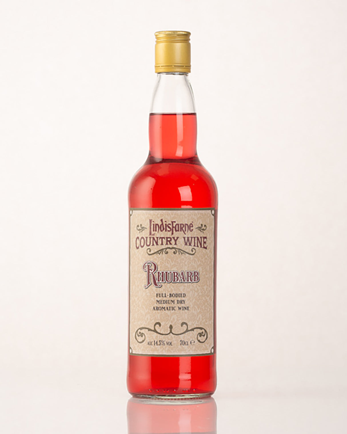 Lindisfarne Rhabarberwein 70cl 14,5%