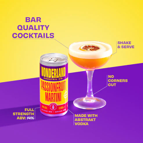 Passionfruit Martini 14% abv 125ml