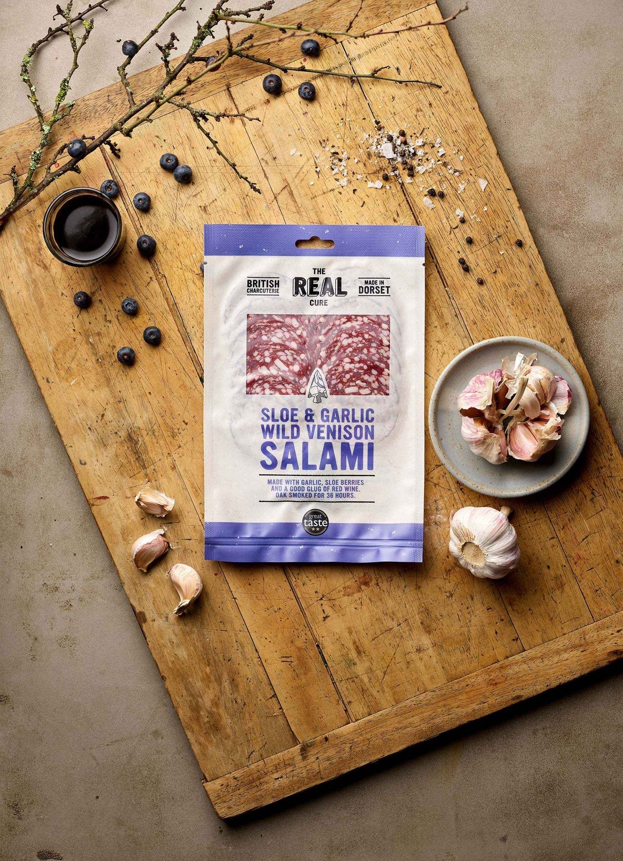 Sliced Venison Sloe & Garlic 55g