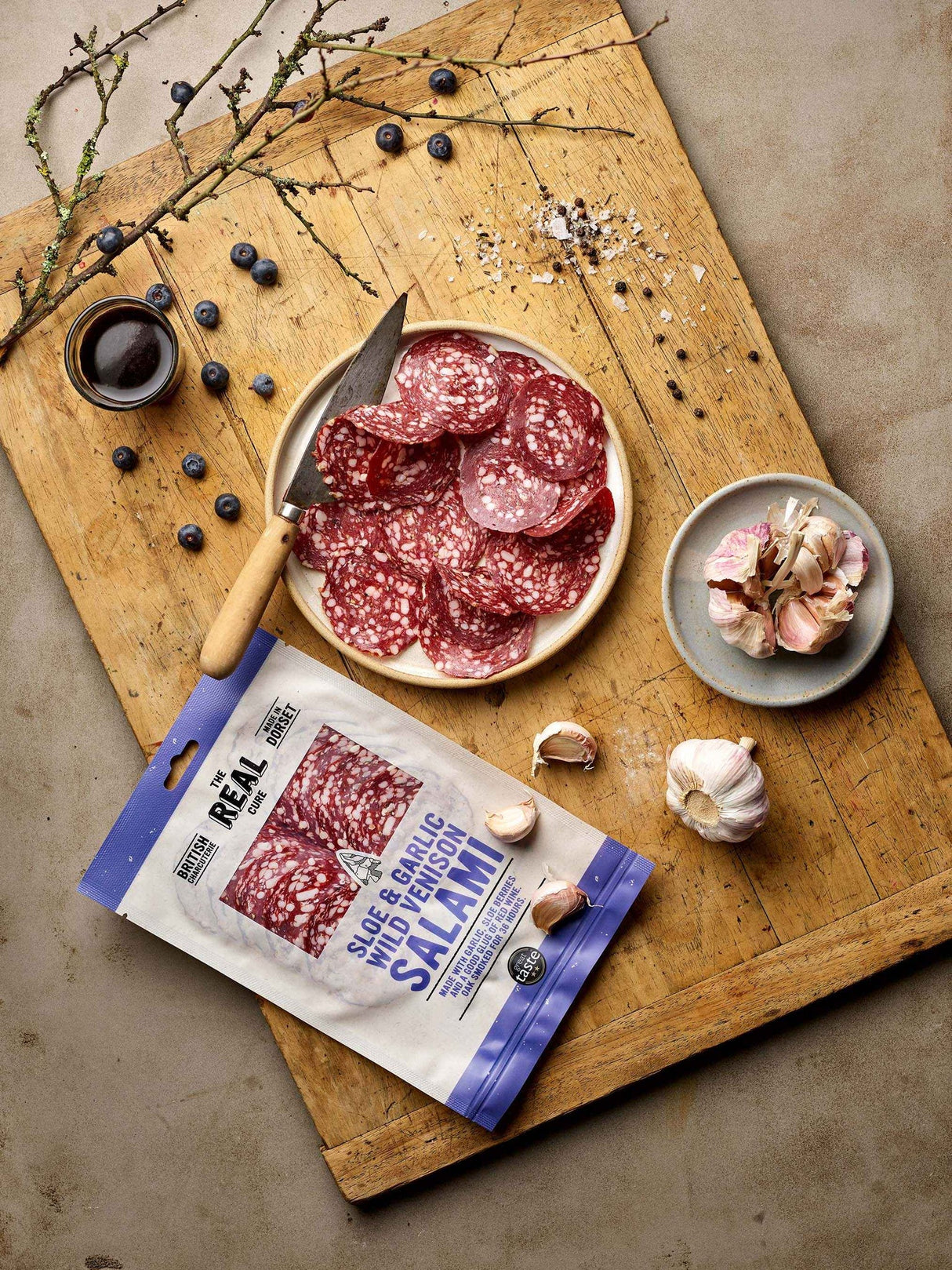 Sliced Venison Sloe & Garlic 55g