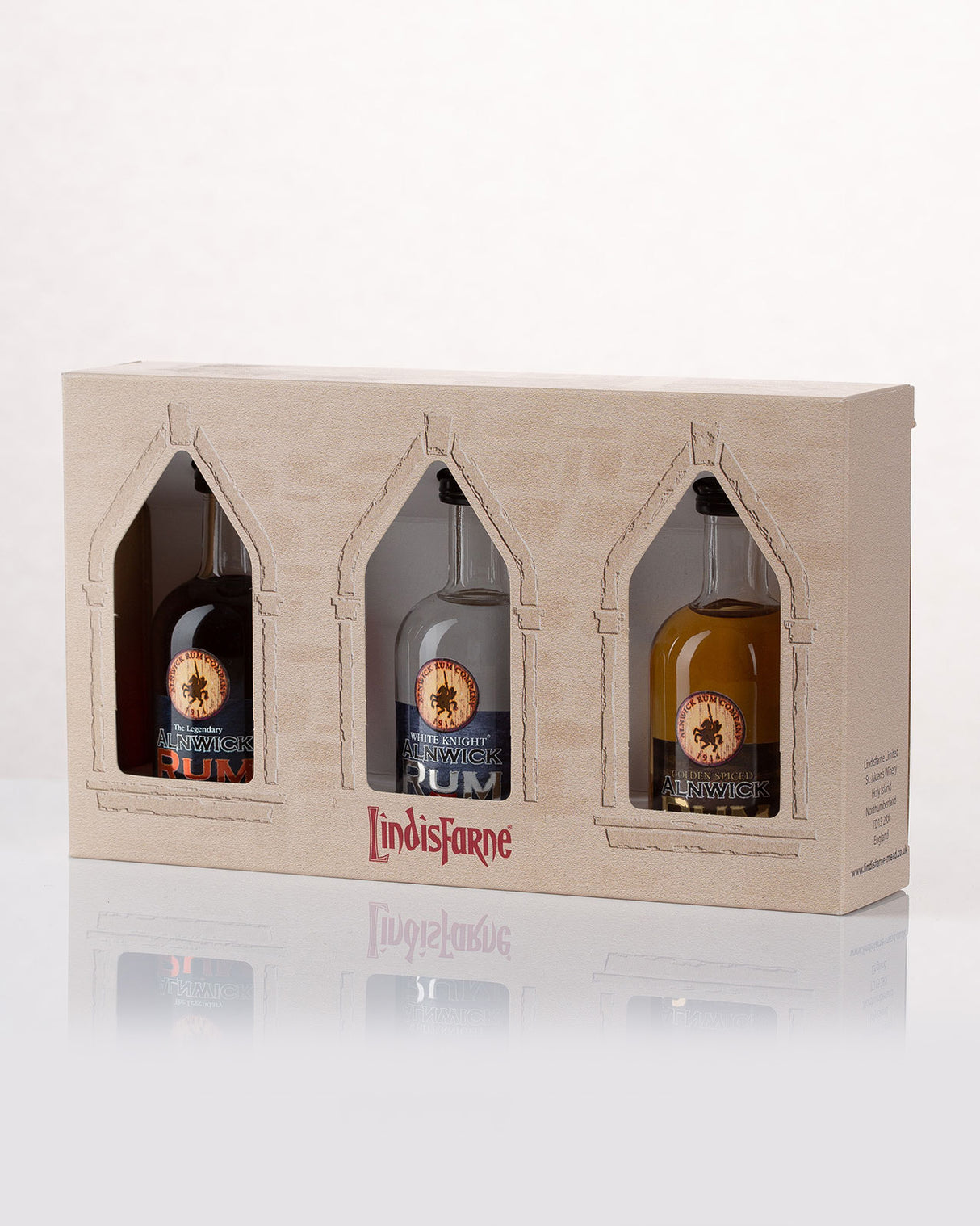 Alnwick Rum Gift Set Northumberland 3 Miniatures