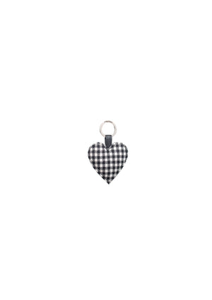 Northumberland Tartan - Heart Keyring