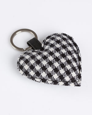 Northumberland Tartan - Heart Keyring