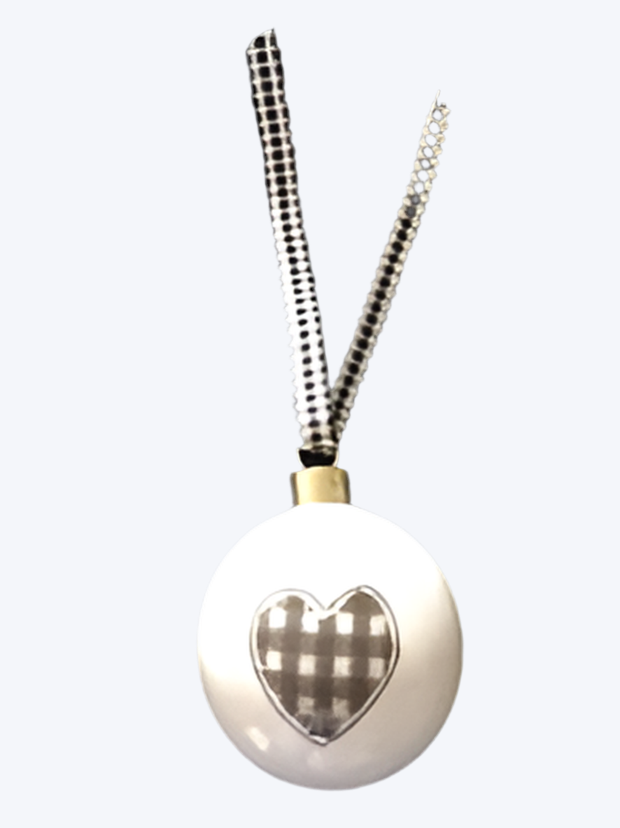 Northumberland Tartan - Ceramic Bauble