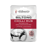 Traditional Beef Biltong 30g - Chilli Rub