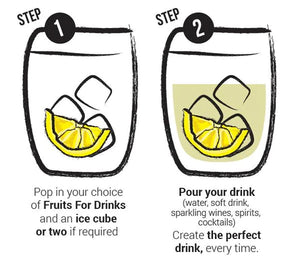 Freeze DriedFruits for Drinks - Lemon
