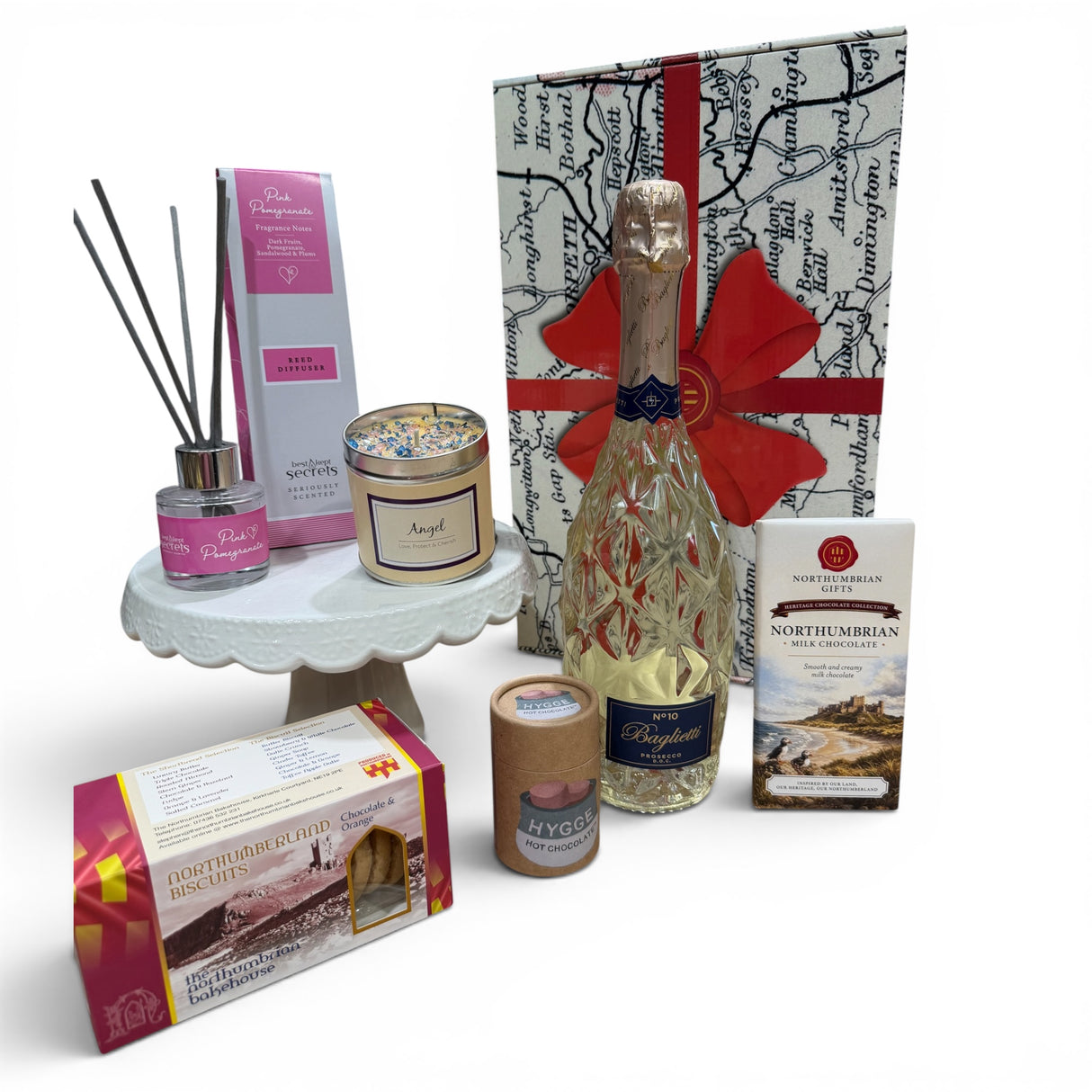 Northumbrian Pamper Hamper with Prosecco & Chocolate