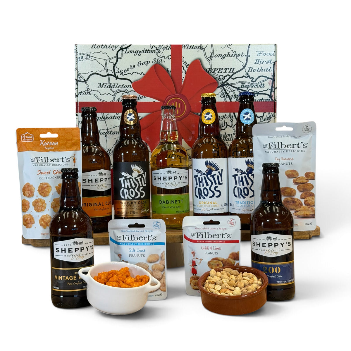 Bière et bonnes noix chics