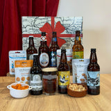 Bière et bonnes noix chics