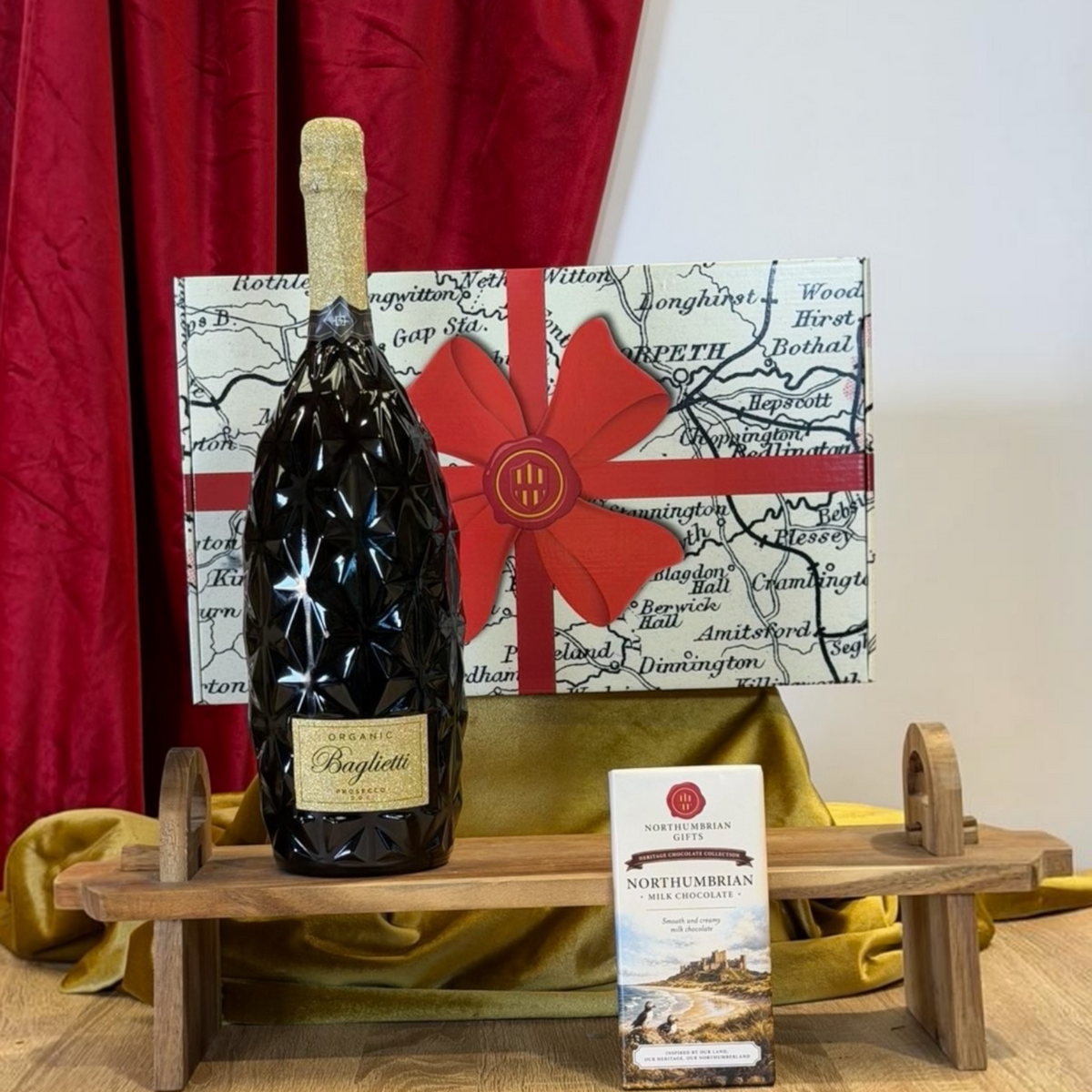 Northumbrian Magnum Prosecco & Chocolate Hamper