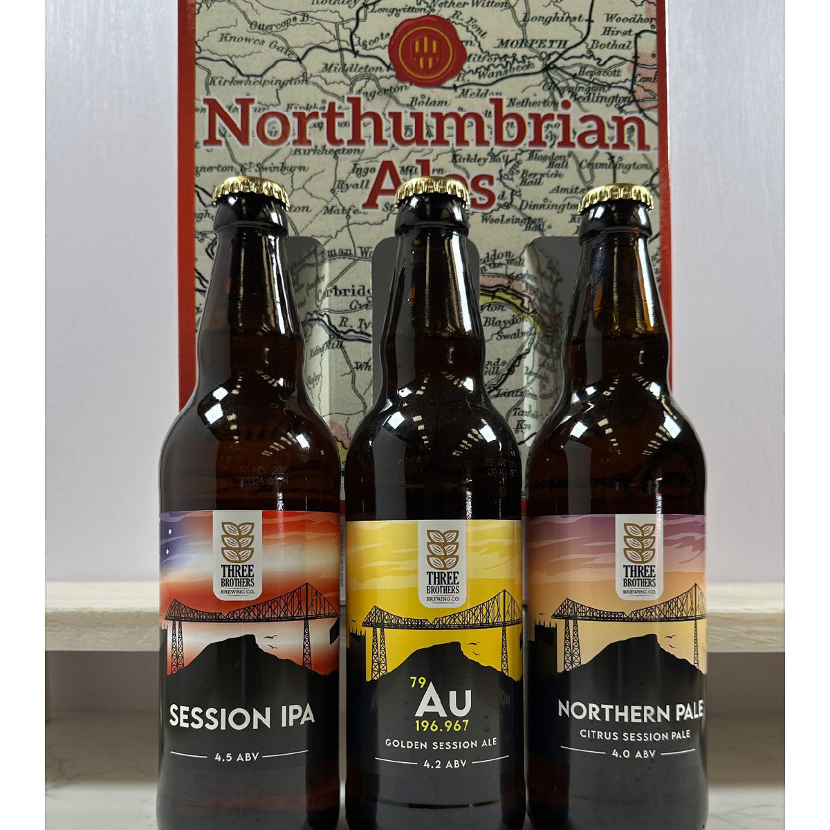 Three Brothers Brewery 3 Beer Gift Pack – Northumbrian Gifts
