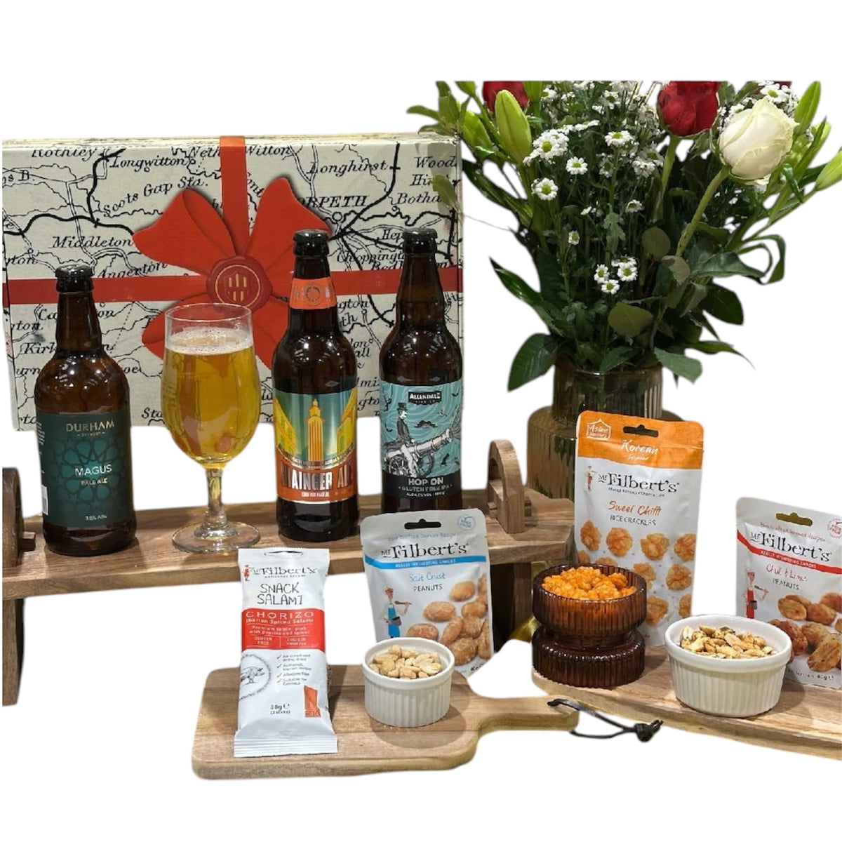 Northumbrian Ale And Snack Gluten Free Selection Gift Hamper
