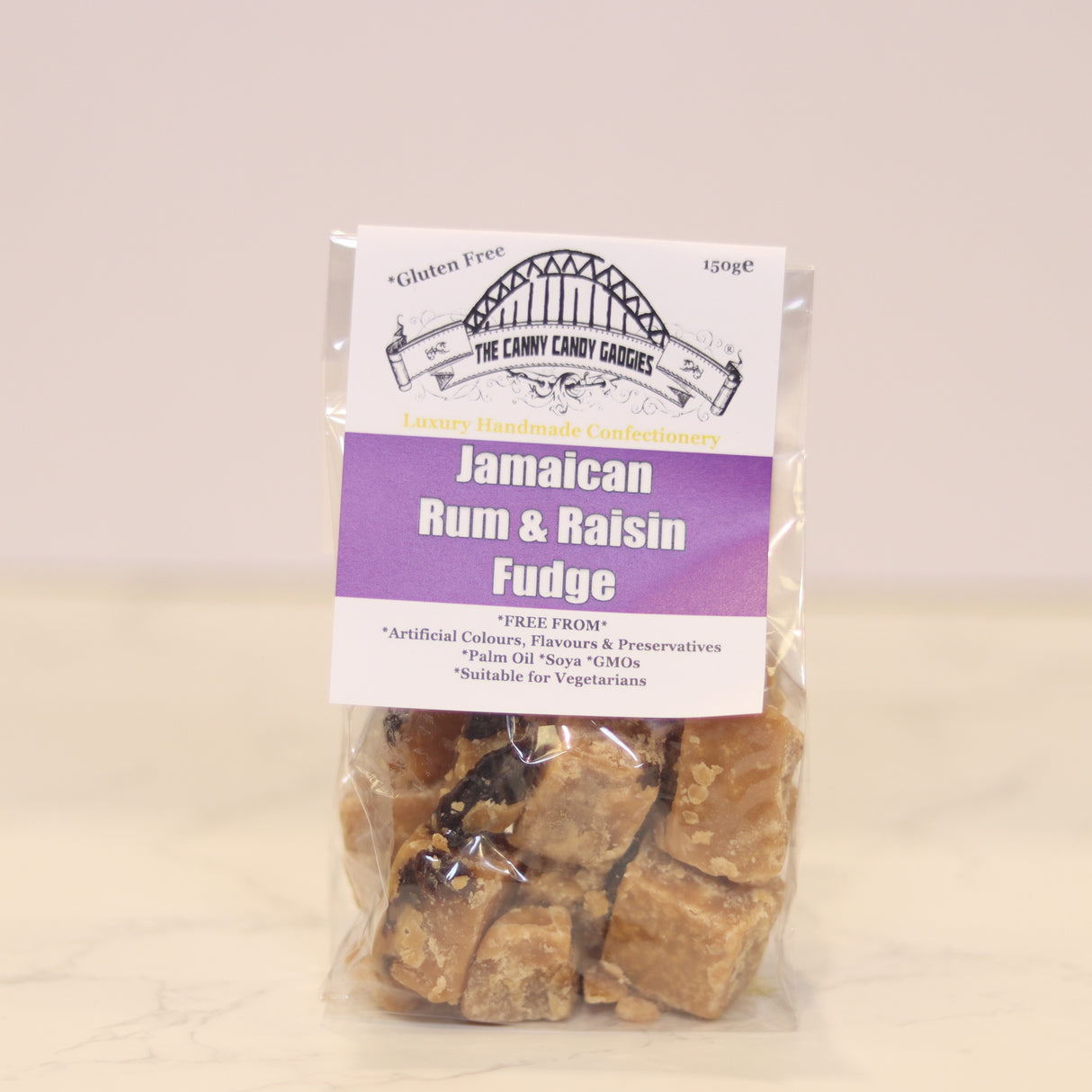Jamaican Rum & Raisin Fudge