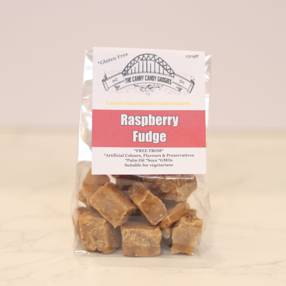 Raspberry Pavlova Fudge 150g