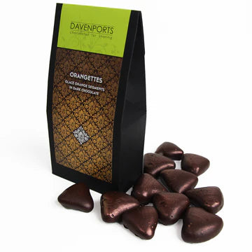 Davenports Chocolates Satchel Box Orangettes 100g