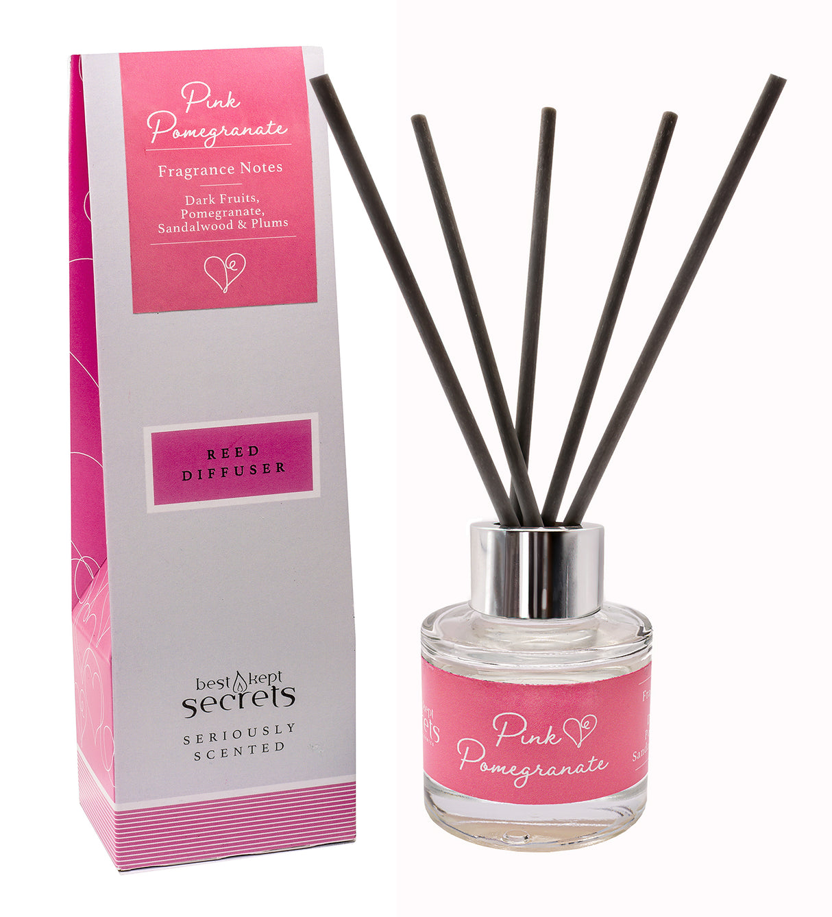 Sparkly Diffusers – 50ml, Pink Pomegrante
