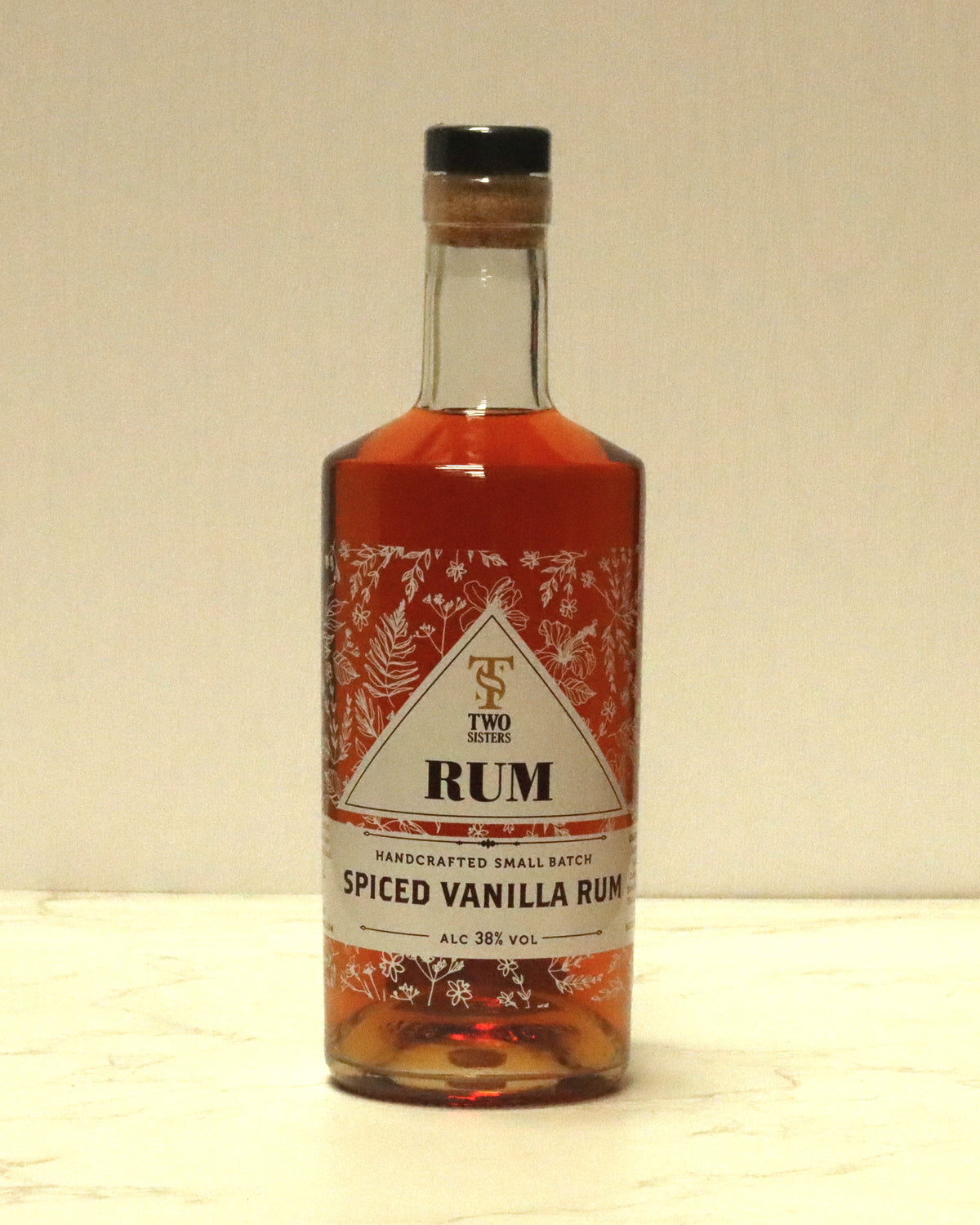 Two Sisters Vanilla Golden Spiced Rum 70cl