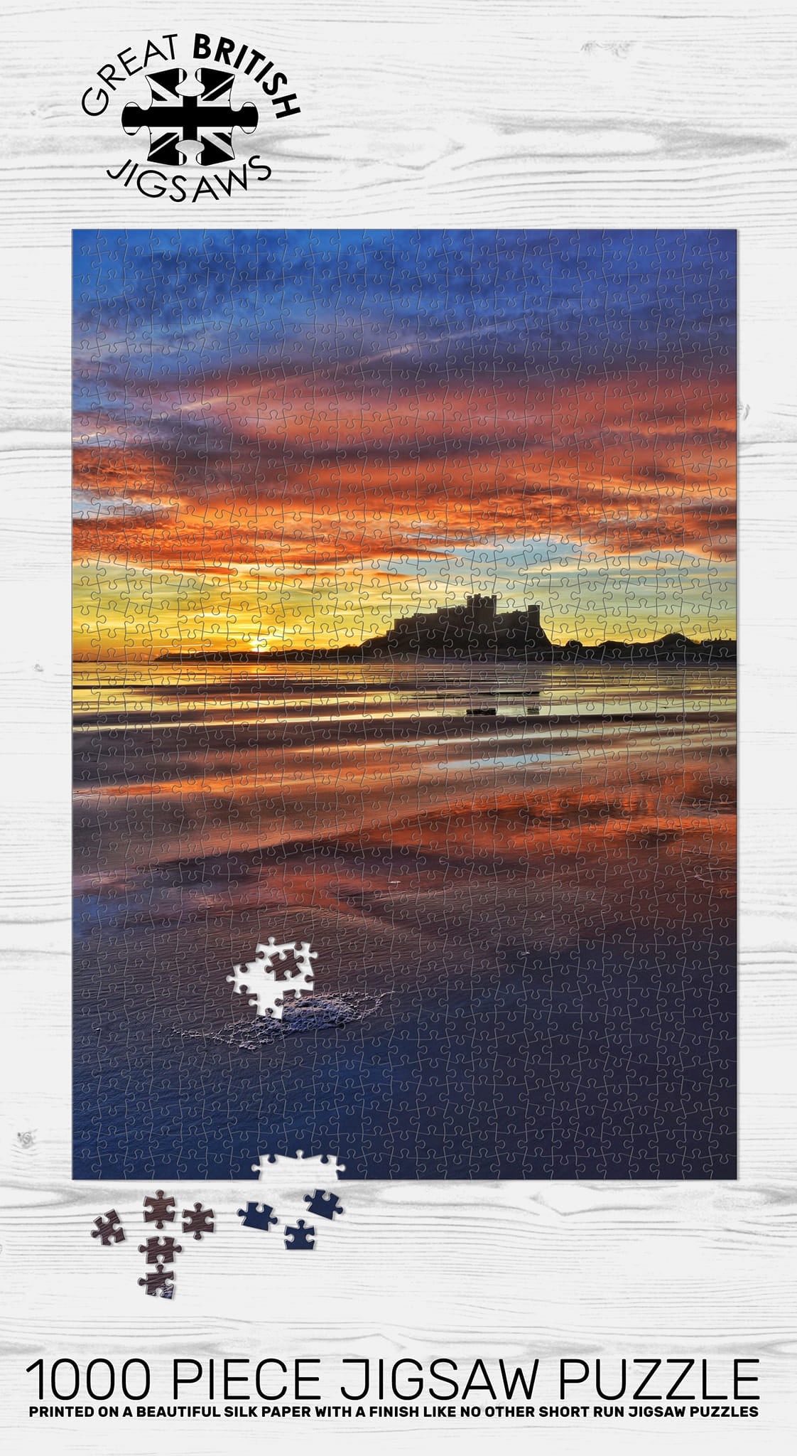 Bamburgh Ripples 1000 Piece Jigsaw