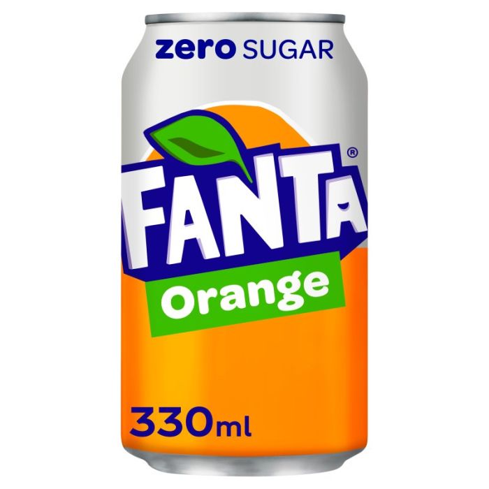 Fanta Orange Zero Cans 24 x 330ml