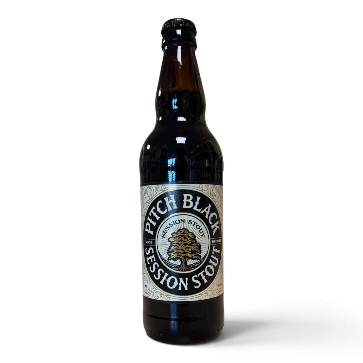 Pitch Black Session Stout 4.1% 500ml bottle