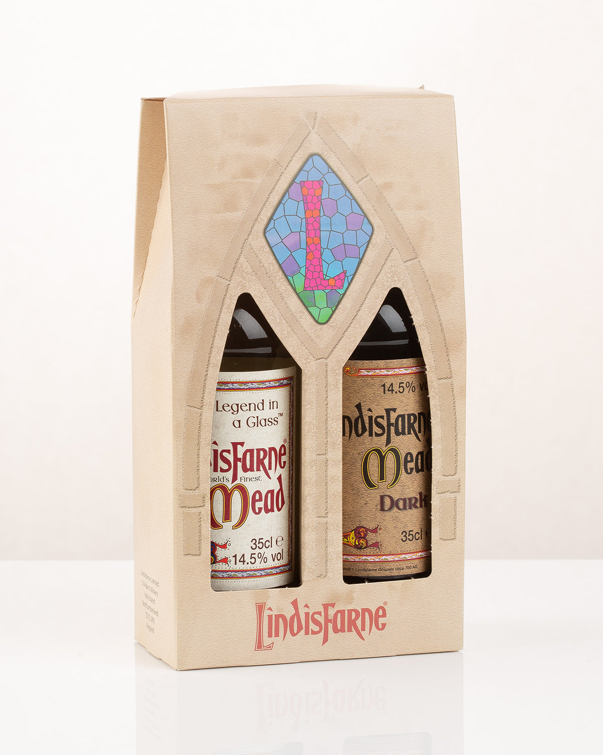 Lindisfarne Original Mead &amp; Dark Mead 35cl Bottle Gift Set