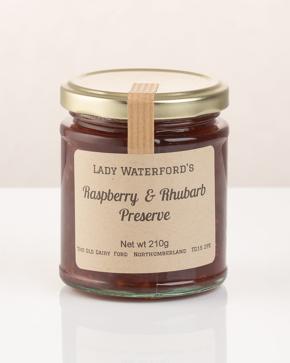 Lady Waterford's Raspberry & Rhubarb Preserve