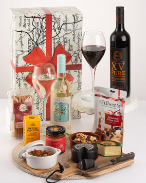 Northumbrian Cheese and Wine Party Hamper