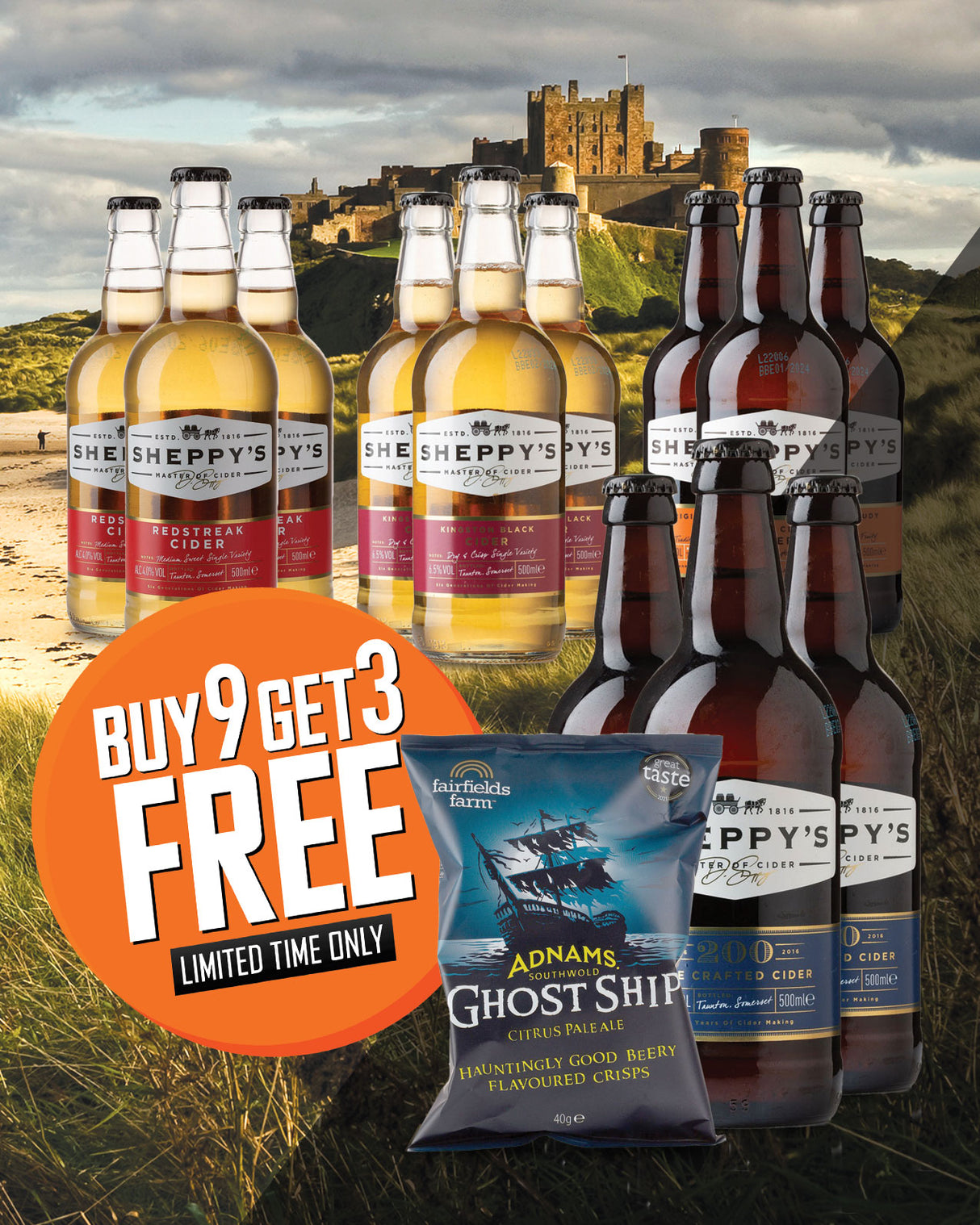 Sheppy's Cider - Buy 9 get 3 free