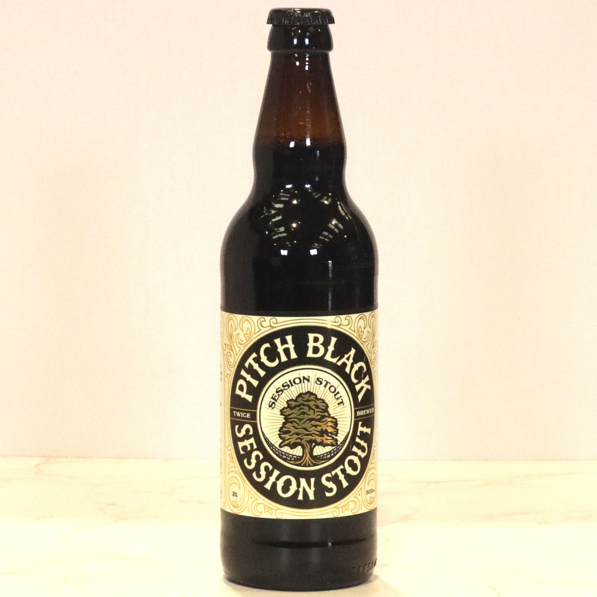 Pitch Black Session Stout 4.1% 500ml bottle