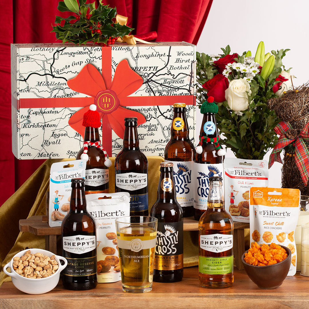 Cider &amp; Nibbles Gift Hamper - a perfect selection