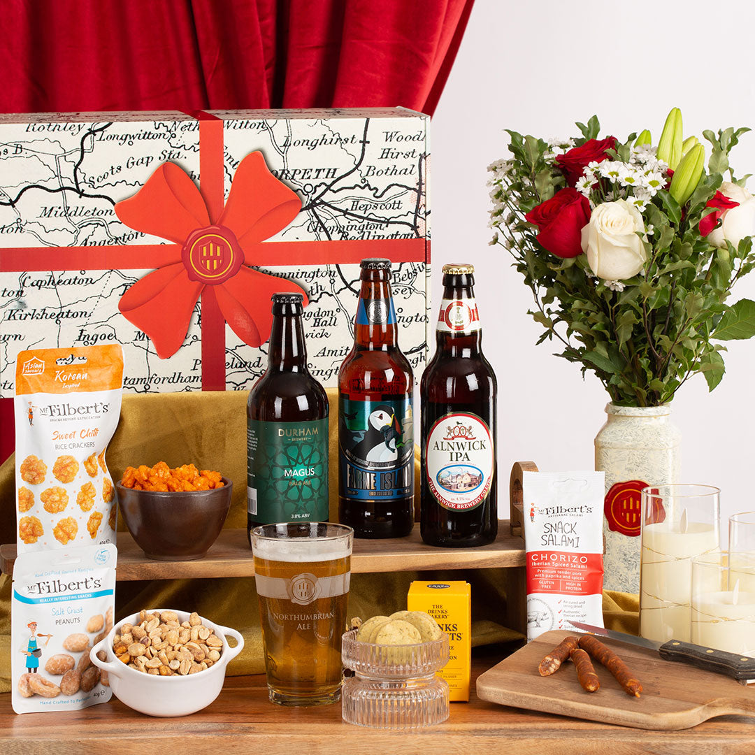 Northumbrian Ale And Snack Selection Hamper