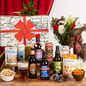 Bière et bonnes noix chics