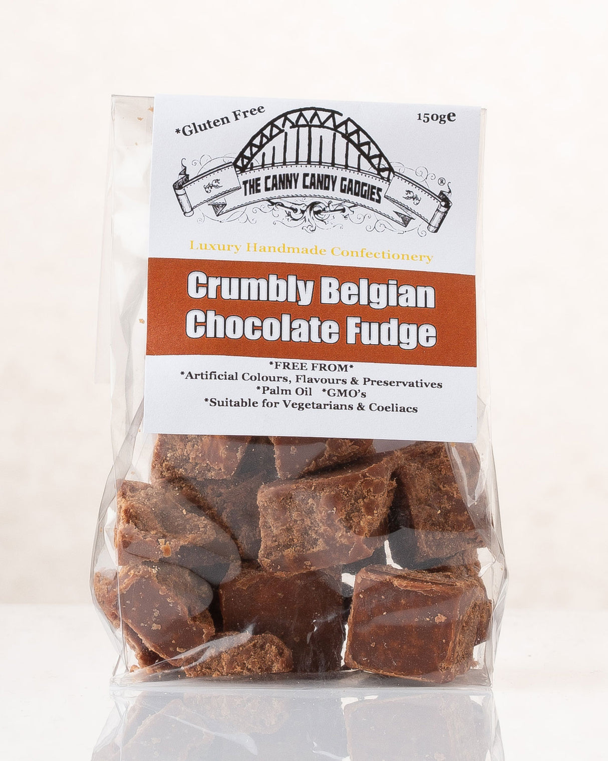 Crumbly Belgian Chocolate Fudge