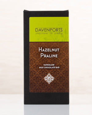 Davenports Chocolates Hazelnut Praline Bar 100g