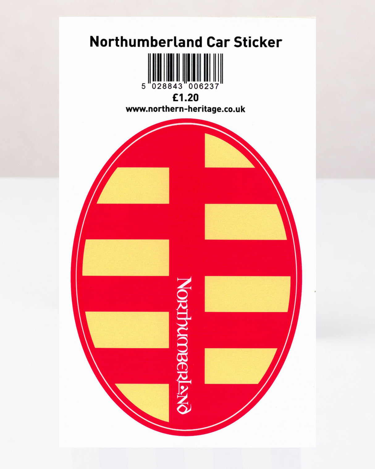 Northumbrian Flag Window Sticker