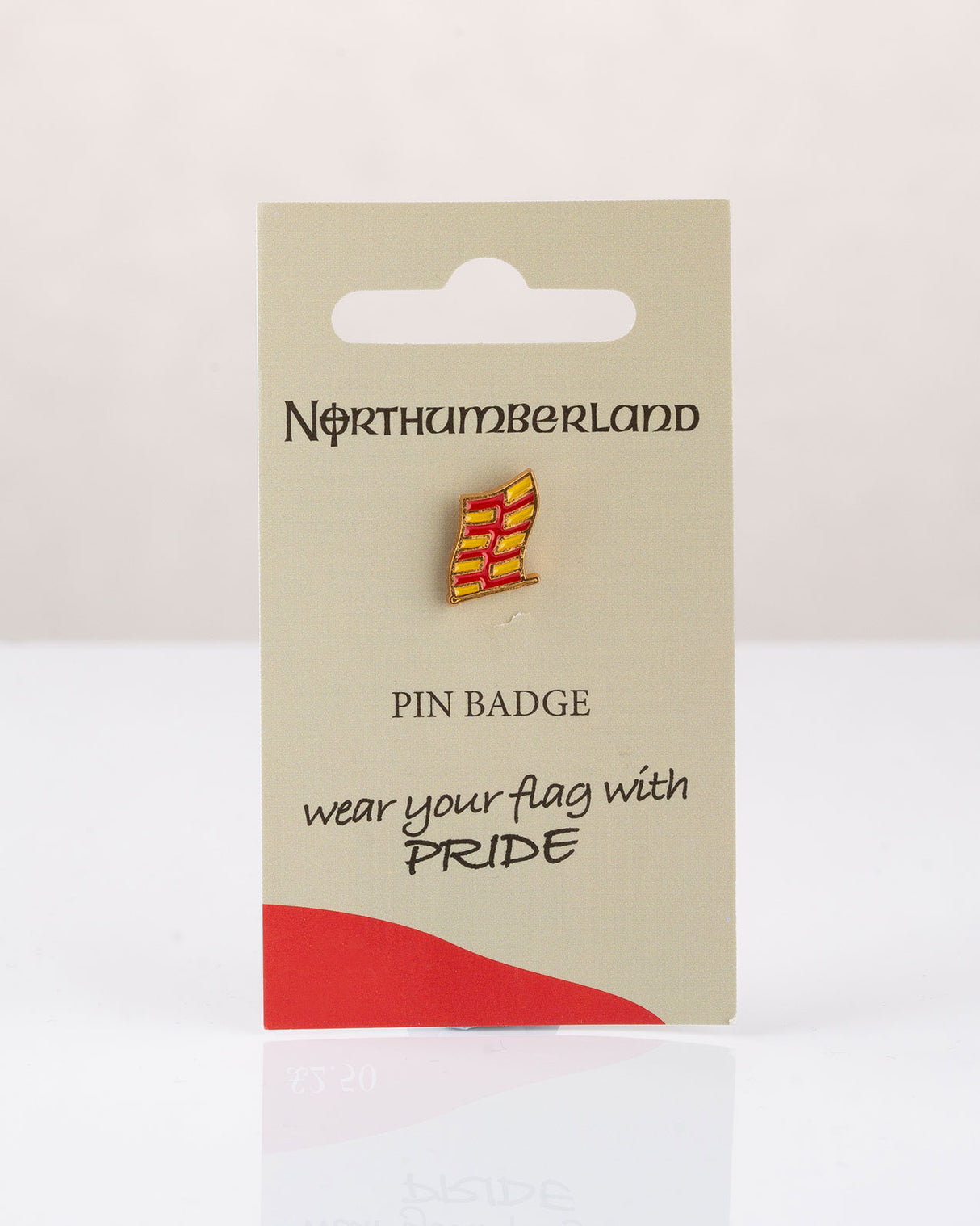 Northumberland Flag Pin Badge