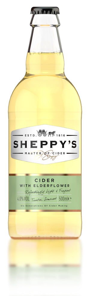 Sheppys Cider mit Holunderblüten 4,0%